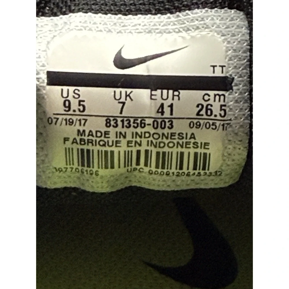 Nike Air Zoom Pegasus 33 Stealth Low Top Lace-Up Running Sneaker 831356-003